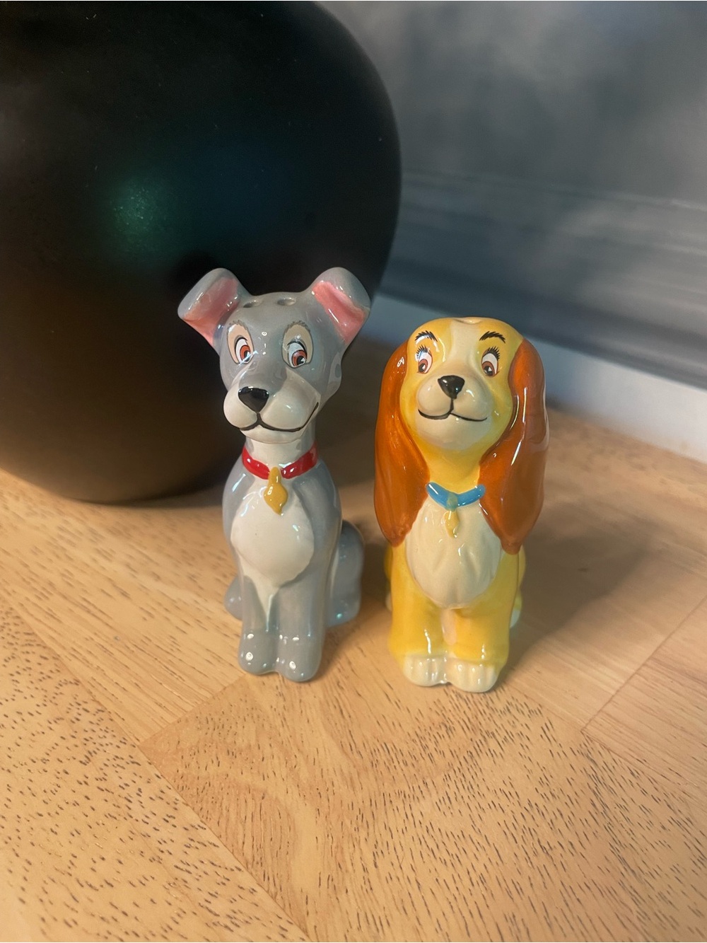 Disney Lady and the Tramp Salt and Pepper Shakers